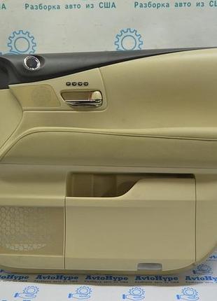 Обшивка дверей (карточка) перед прав lexus rx350 rx450h 10-15 беж (01) з упругою