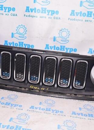 Решітка радіатора grill jeep renegade 15-18 доречна з хром вставками 7 шт (05) ок