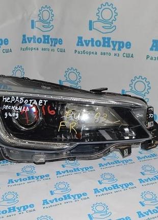 Фара передняя правая subaru outback 18-19 галоген (02) топляк не работает ресничка
