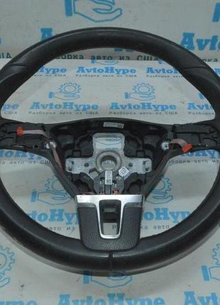 Руль (голый) vw tiguan 11-17 рест кожа черн (08)