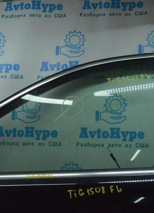 Молдинг дверей верхній перед лівий vw tiguan 09-17 хром, з ущільнювачем скла