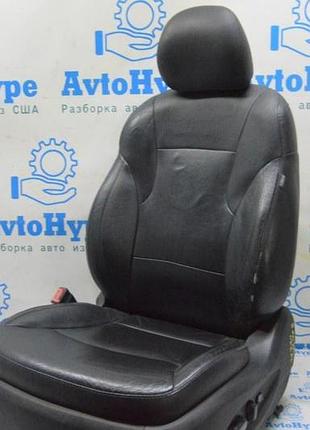 Водительское сидение hyundai sonata 11-15 без airbag, кожа черн, электро, подогре (02) потерто
