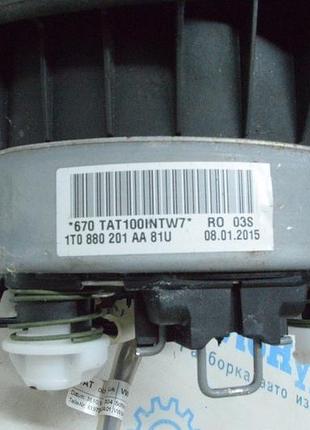 Подушка безопасности airbag в руль водительская vw tiguan 11-17 тип 3 1t0880201aa (08)
