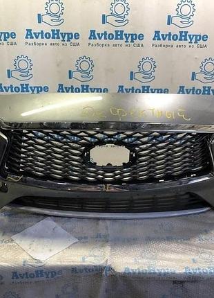 Решітка радіатора grill infiniti qx30 17- (01) без хрому та значка є деф.