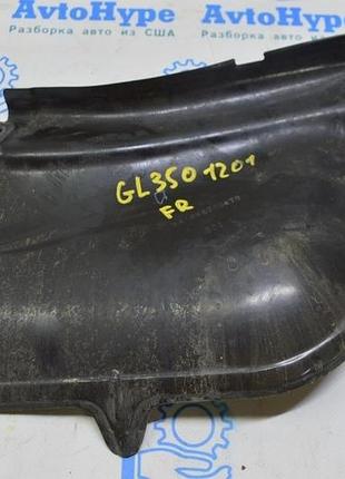 Накладка решетки дворников нижняя правая mercedes x164 gl w164 ml