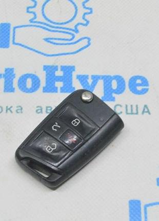 Ключ vw jetta 19- раскладной 4 кнопки