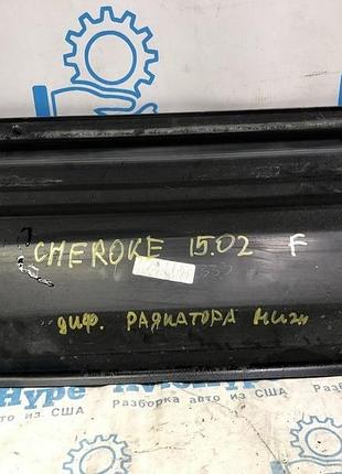 Защита радиаторов нижняя jeep cherokee kl 14-