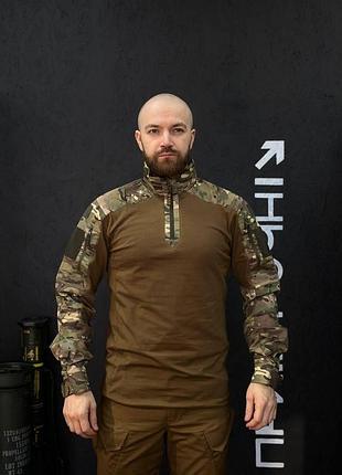 Тактический военный убакс койот/мультикам 4.5.0 улучшенный under body armor combat shirt