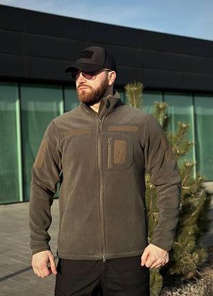 Военная кофта серая polartec 340 rmilitary+