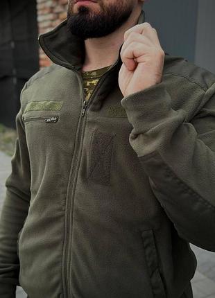 Флисовая кофта b&l olive 7