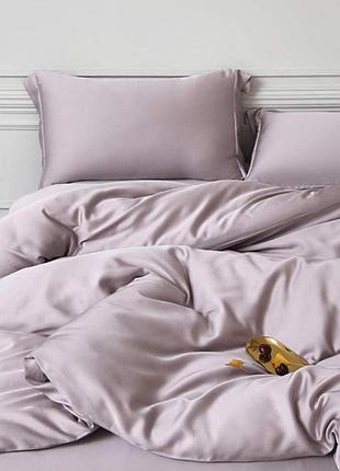 Постельное белье семейное meriset pearl pink premium сатин однотон (550382)