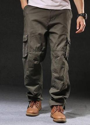 Тактические брюки карго alpha tactical олива