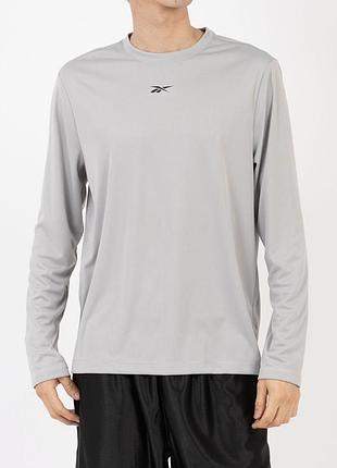 Чоловічий лонгслів reebok id train ls tech tee 🩶 2