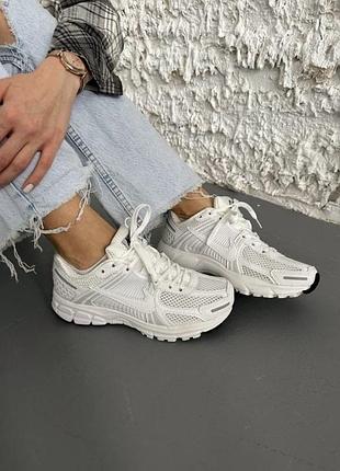 Жіночі кросівки nike  5 white  жеские кросовки найк вомеро 5 полностью белые