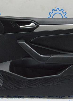 Обшивка двери (карточка) перед прав vw jetta 19- черн (02) примята