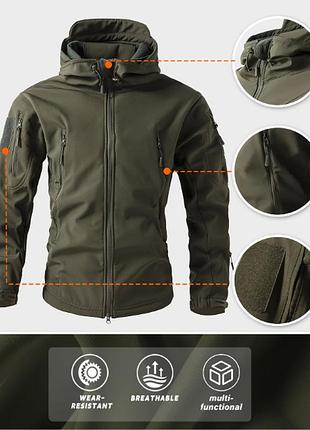 Костюм тактичний софтшелл оливковый форма softshell олива 3