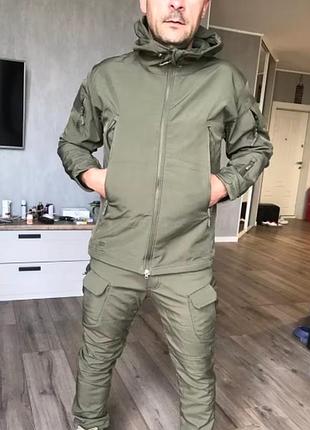Костюм тактичний софтшелл оливковый форма softshell олива 8