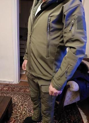 Костюм тактичний софтшелл оливковый форма softshell олива 9