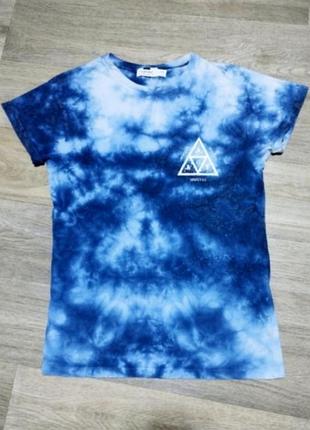 Чоловіча футболка topman з принтом, розмір s, 100% бавовна