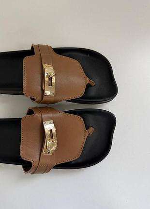 Женские анатомические шлепанцы barefoot из итальянской кожи и замши – летние босоножки шлепанцы на гибкой подошве натуральна