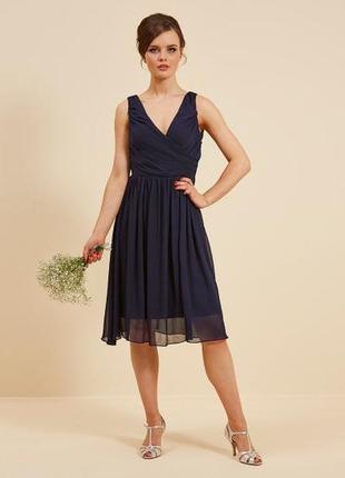 Вечернее шифонновое платье