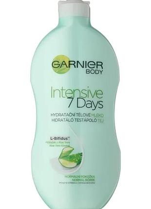 Garnier інтенсивний 7 days зволожуюче молочко для тіла з алое віра, 400 мл