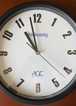 Настінний годинник alokozay (діаметр 30см)