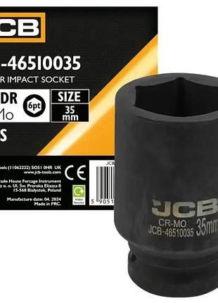 Головка ударная глубокая 3/4" 35 мм 6-гр. 59815 jcb