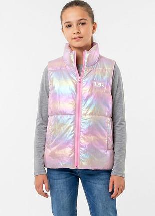 Жілетка підліток для дівчинки рожевого кольору 214194k