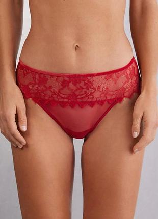 Трусики-кюлоти intimissimi італія бразильського крою з м'якого фатину.