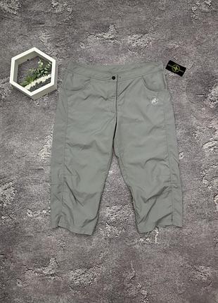Шорти mammut оригінал сірі подовжені бриджі літні трекінгові маммут капрі