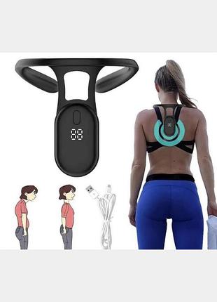 Умный корректор осанки для спины с вибрацией posture training device usb 170278k