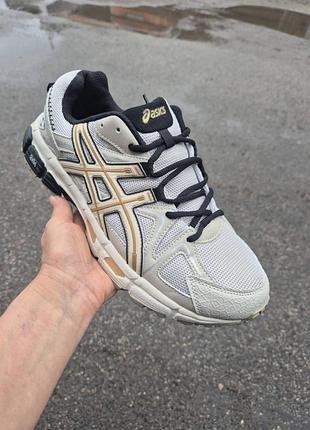 Чоловічі кросівки asics gel-kahana beige gold black (бежеві)