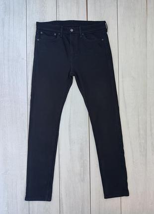 Мужские джинсы levis 510 w34/34 пояс 43-44 см длина 109 см на высокий рост