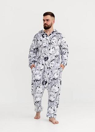 Кигуруми для взрослых oversize 3d аниме black and white 3856_3_158 17231 158 см
