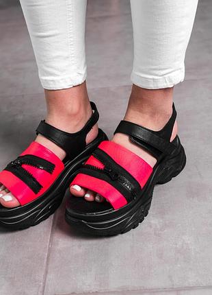 Женские сандалии fashion gabby 3062 37 размер 23,5 см черный