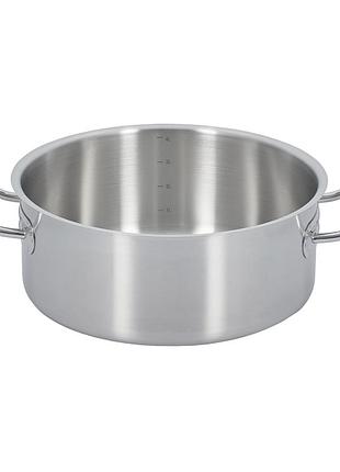 Кастрюля gipfel horeca pro gp-50717 24 см 4 л серебристая