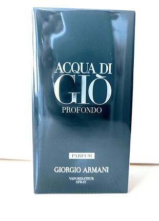 Giorgio armani acqua di gio profondo парфюм мужской, 100 мл