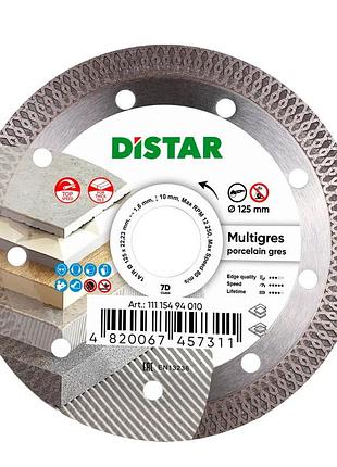 Круг алмазный distar сorona multigres1a1r 69663 125 мм серебристый