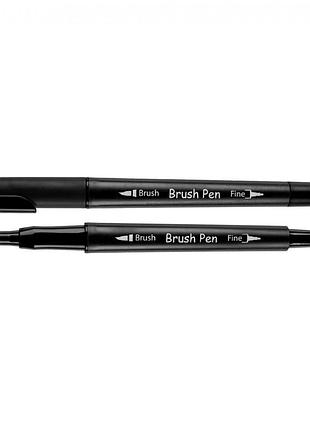 Маркер акварельный santi brush sw-27 391027 черный