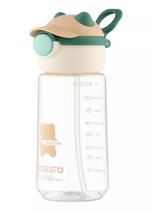 Бутылка для воды ardesto bear ar2255be 550 мл зеленая