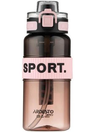 Бутылка для воды ardesto gradient ar2278gp 780 мл розовая