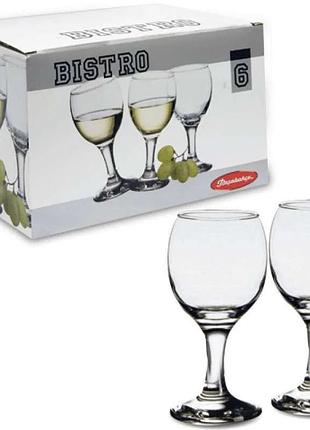 Набір келихів 6 шт 175 мл bistro pasabahce ps-44415