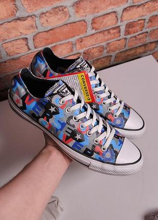 Кеди конверс низькі чоловічі converse chuck taylor all star multilogo