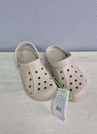 Крокси crocs baya beige w8 оригігал