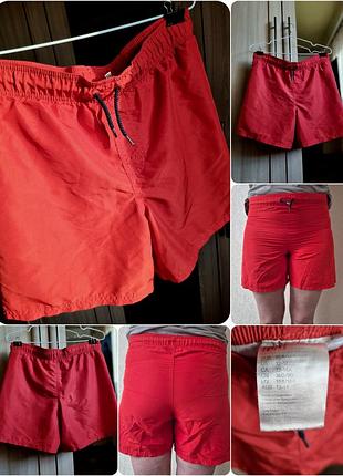 Красные шорты с сеткой h&amp;m, рост 158-164 см