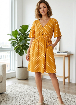 🧊 сукня в горох shein l