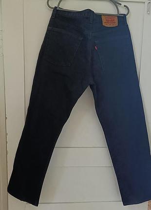 Оригинальные мужские джинсы levi's 501 original fit (w34 / l30) черные