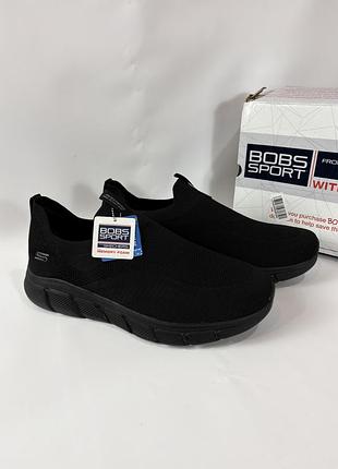 Чоловічі легкі мокасини сліпони skechers bobs b flex 49.5 розмір