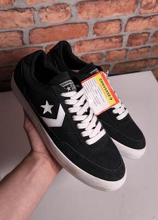 Кеди конверс converse suede &amp; leather net star classic black